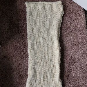 Beige Abercrombie scarf - wraps around neck